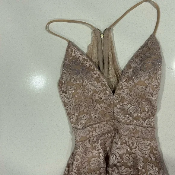 Vintage Le Chateau Y2k 2000s Lace Fairy Whimsigoth Size Small Dress - Picture 5 of 11